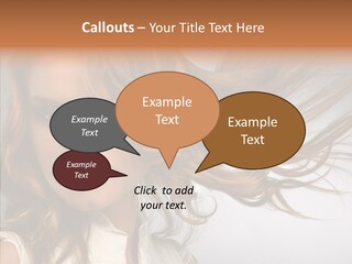 Female Lady Coquette PowerPoint Template