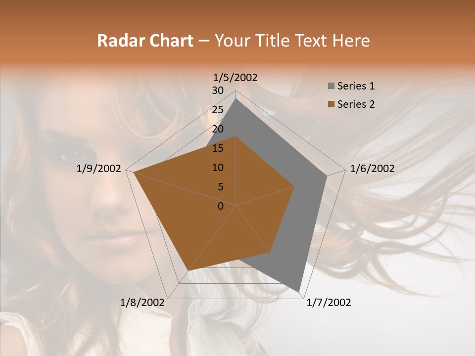 Female Lady Coquette PowerPoint Template