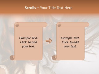 Female Lady Coquette PowerPoint Template