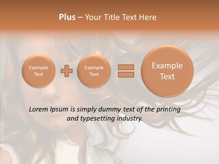 Female Lady Coquette PowerPoint Template