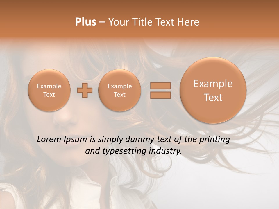 Female Lady Coquette PowerPoint Template