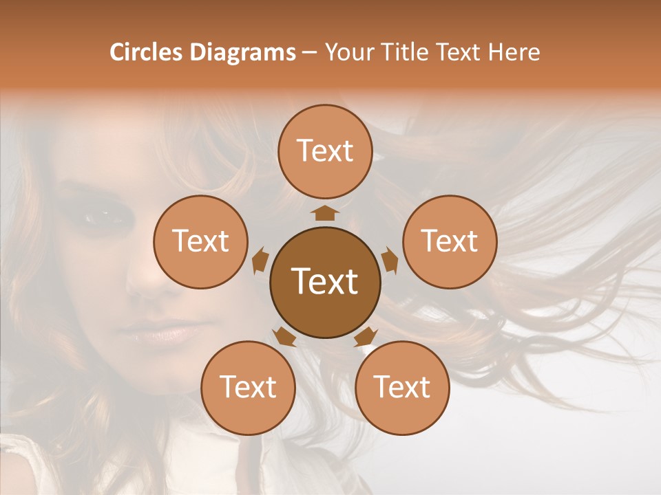 Female Lady Coquette PowerPoint Template