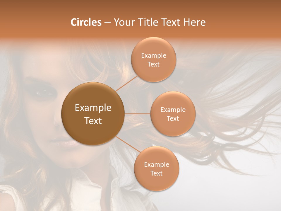 Female Lady Coquette PowerPoint Template