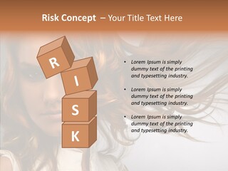 Female Lady Coquette PowerPoint Template