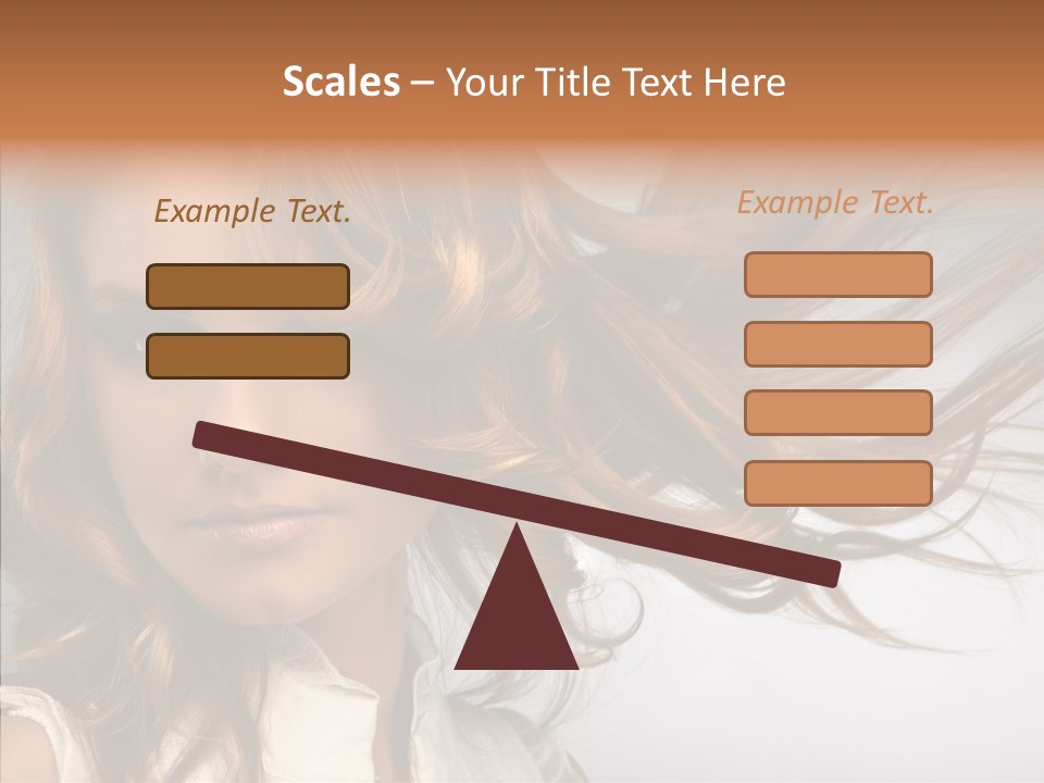 Female Lady Coquette PowerPoint Template