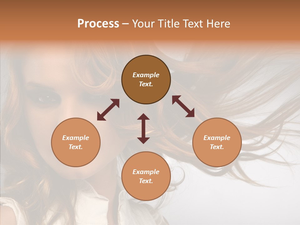 Female Lady Coquette PowerPoint Template