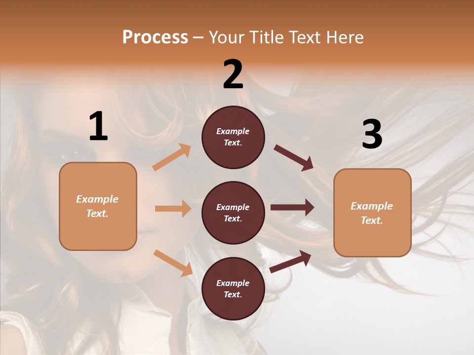 Female Lady Coquette PowerPoint Template
