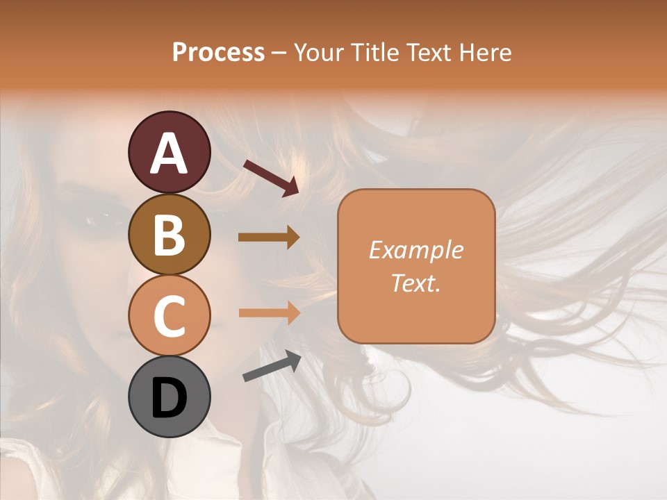 Female Lady Coquette PowerPoint Template