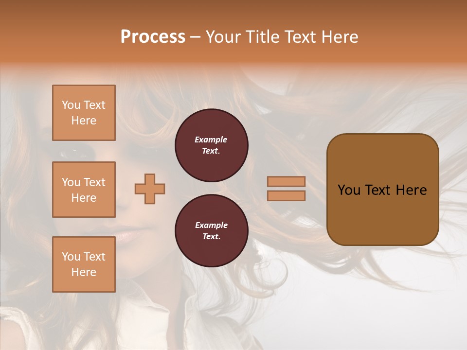 Female Lady Coquette PowerPoint Template