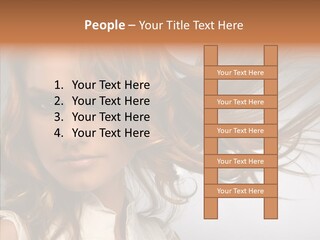 Female Lady Coquette PowerPoint Template