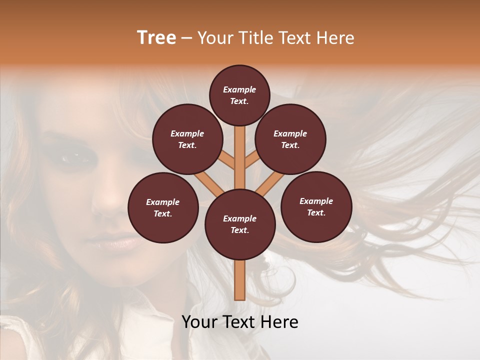 Female Lady Coquette PowerPoint Template