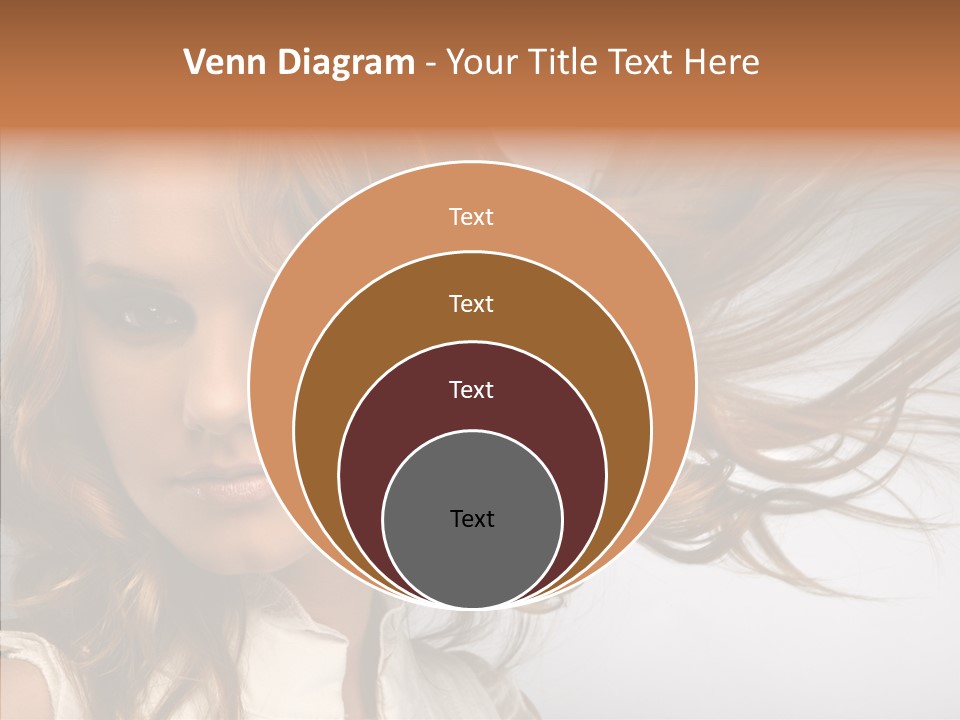 Female Lady Coquette PowerPoint Template