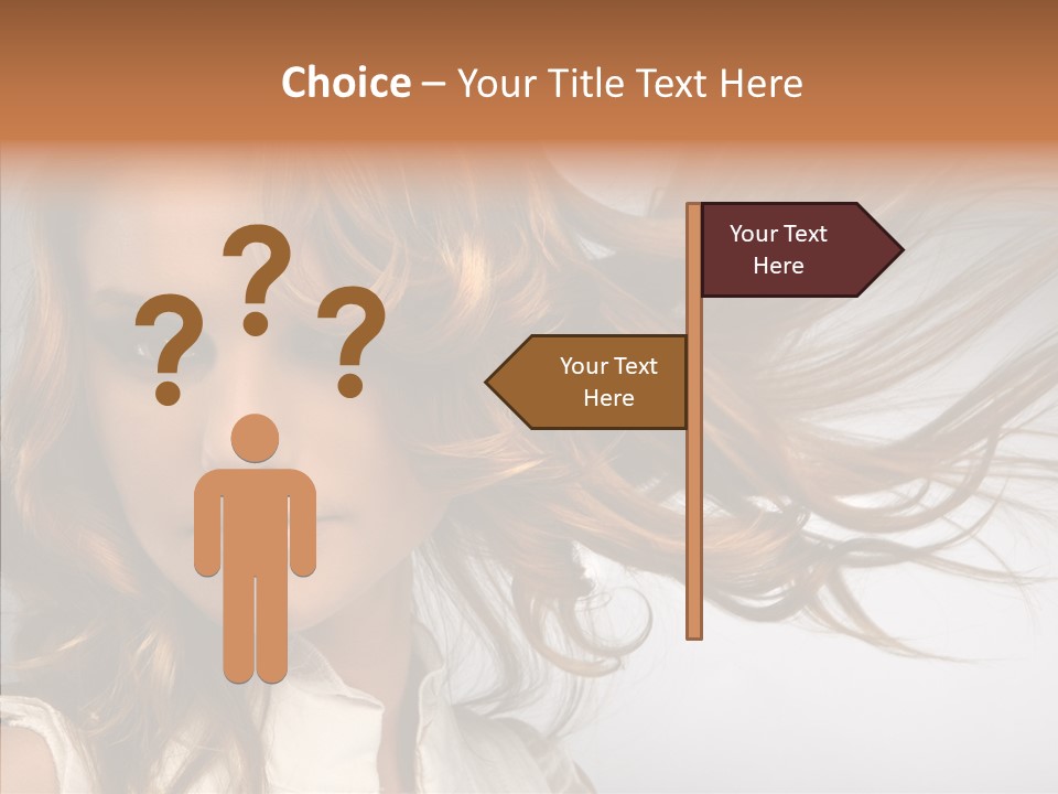 Female Lady Coquette PowerPoint Template