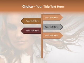 Female Lady Coquette PowerPoint Template
