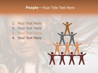 Female Lady Coquette PowerPoint Template
