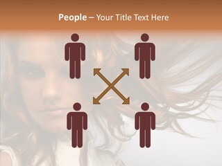 Female Lady Coquette PowerPoint Template