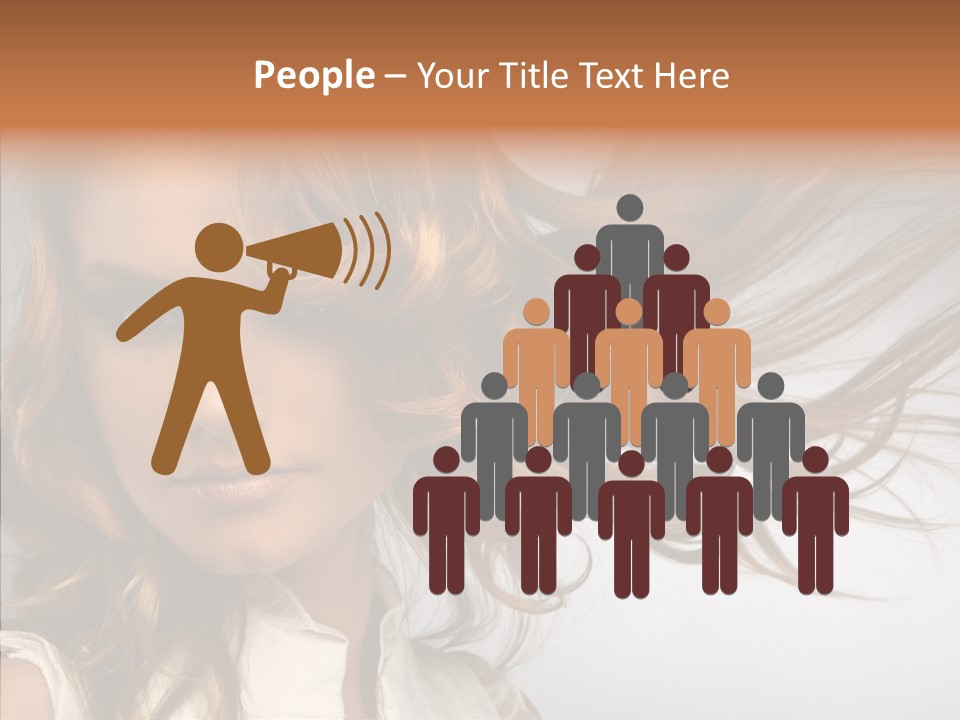 Female Lady Coquette PowerPoint Template