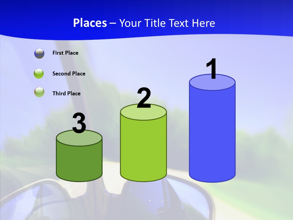 Zoom Blurred Accelerated PowerPoint Template