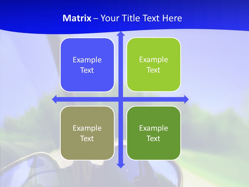 Zoom Blurred Accelerated PowerPoint Template