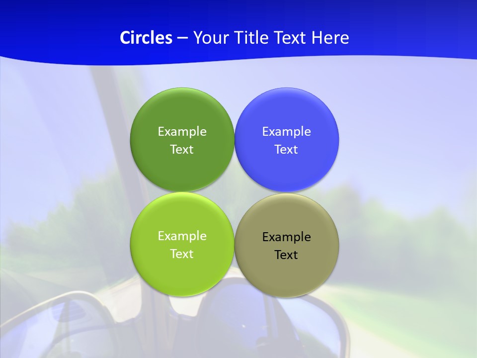 Zoom Blurred Accelerated PowerPoint Template