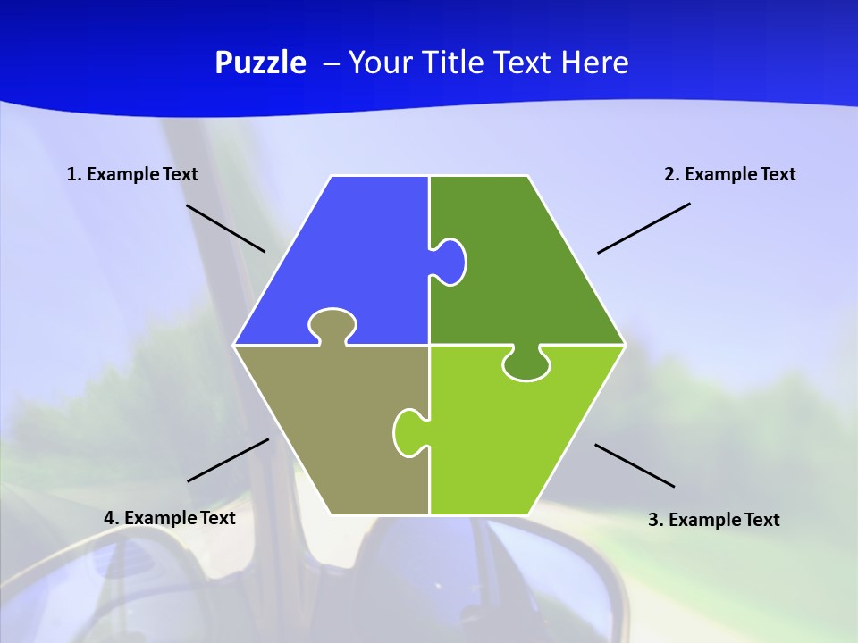 Zoom Blurred Accelerated PowerPoint Template