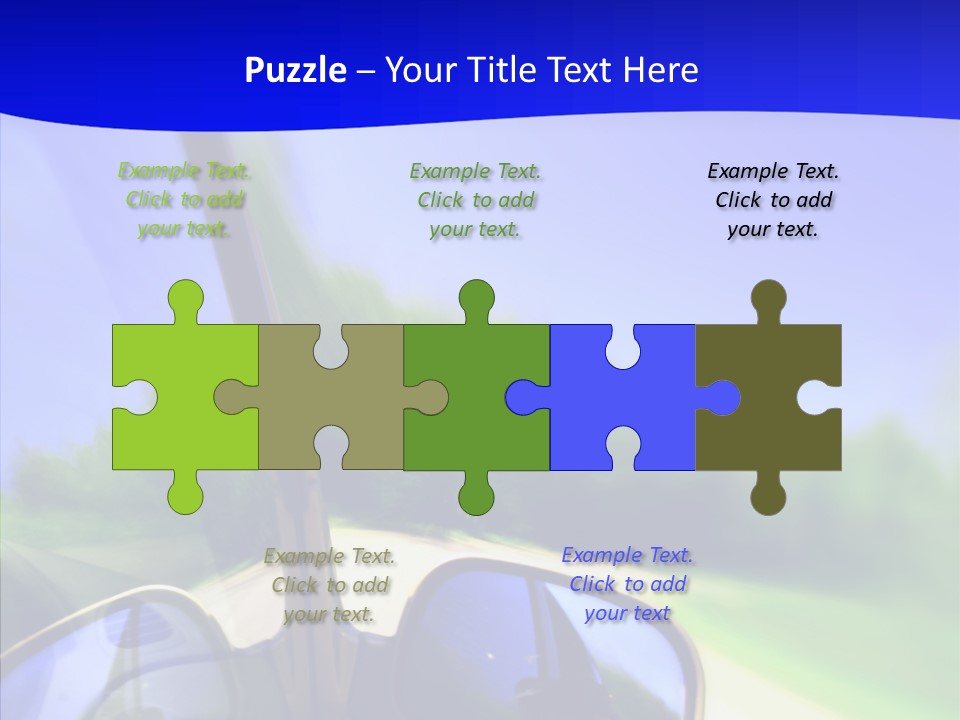 Zoom Blurred Accelerated PowerPoint Template