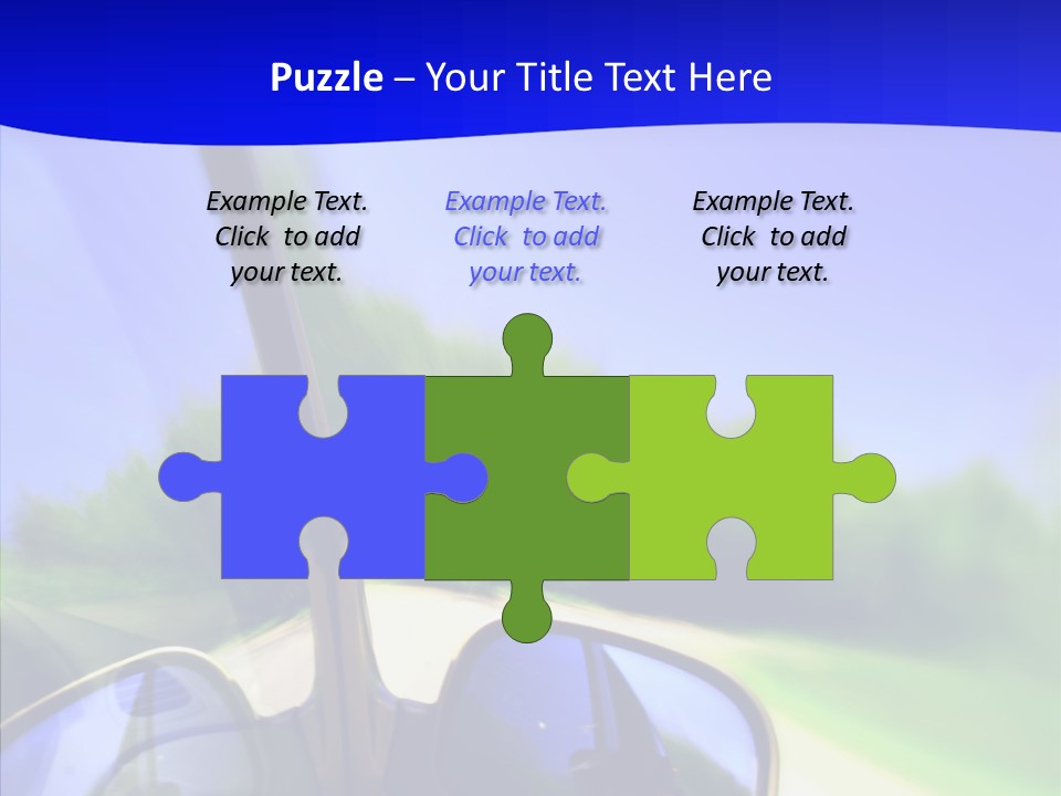 Zoom Blurred Accelerated PowerPoint Template