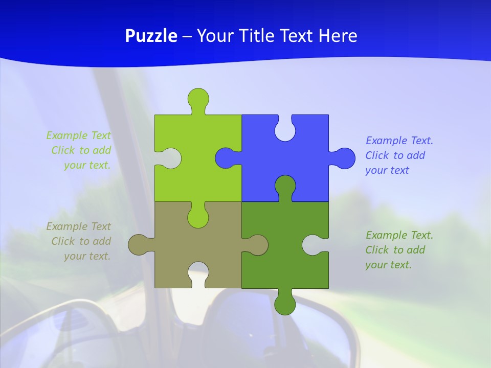 Zoom Blurred Accelerated PowerPoint Template