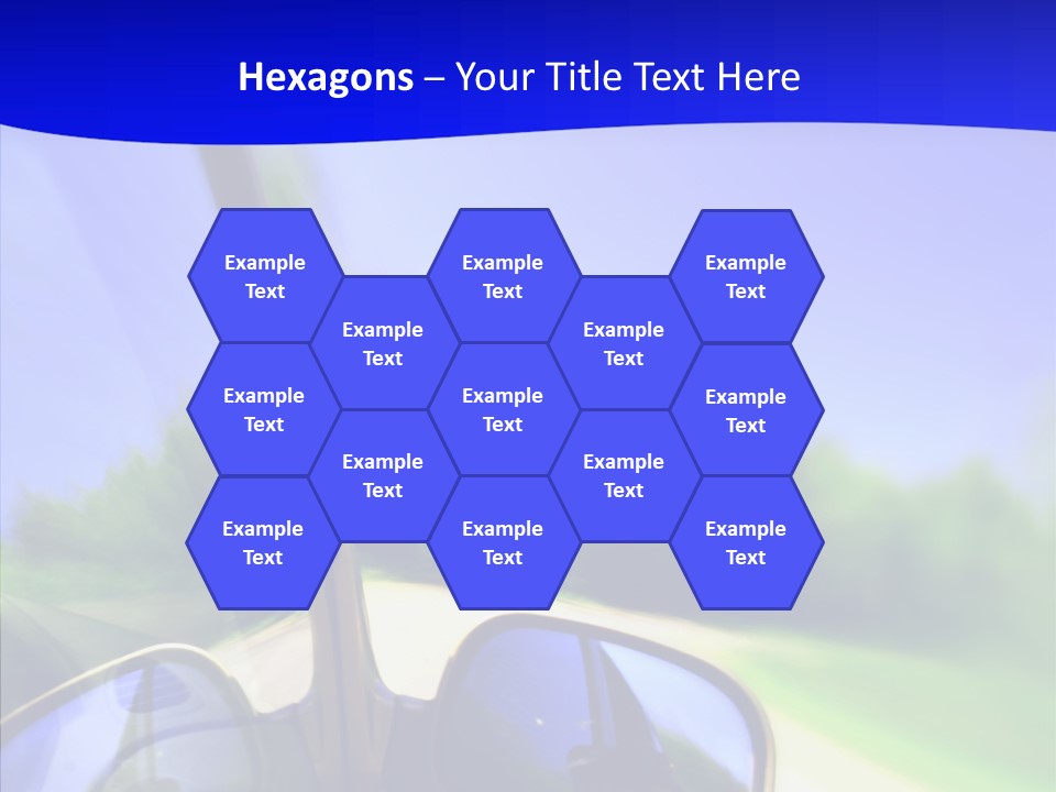 Zoom Blurred Accelerated PowerPoint Template
