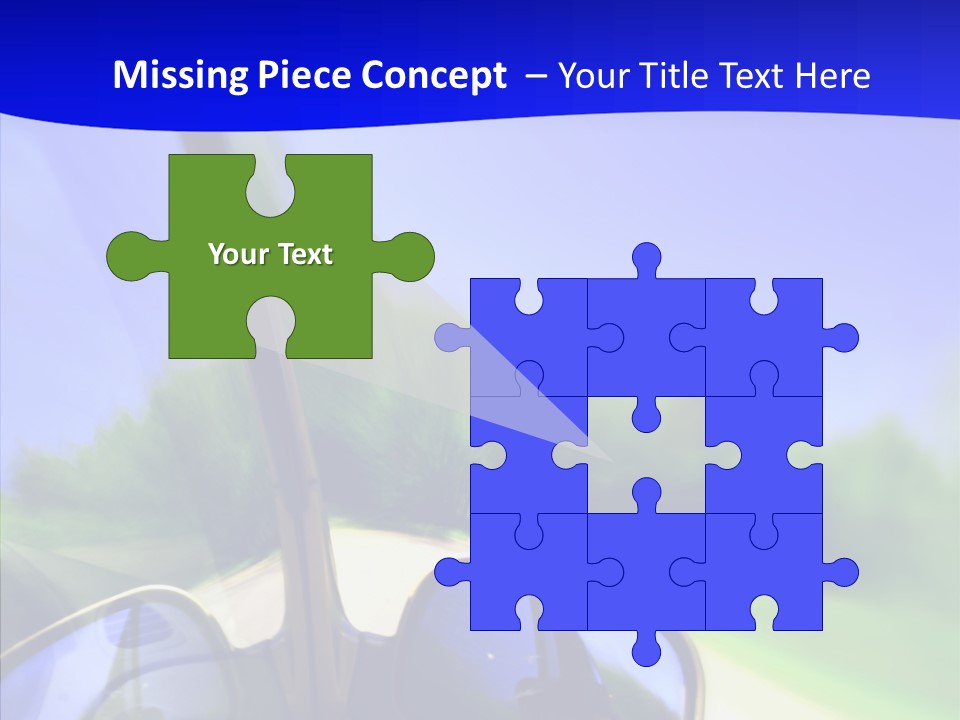Zoom Blurred Accelerated PowerPoint Template