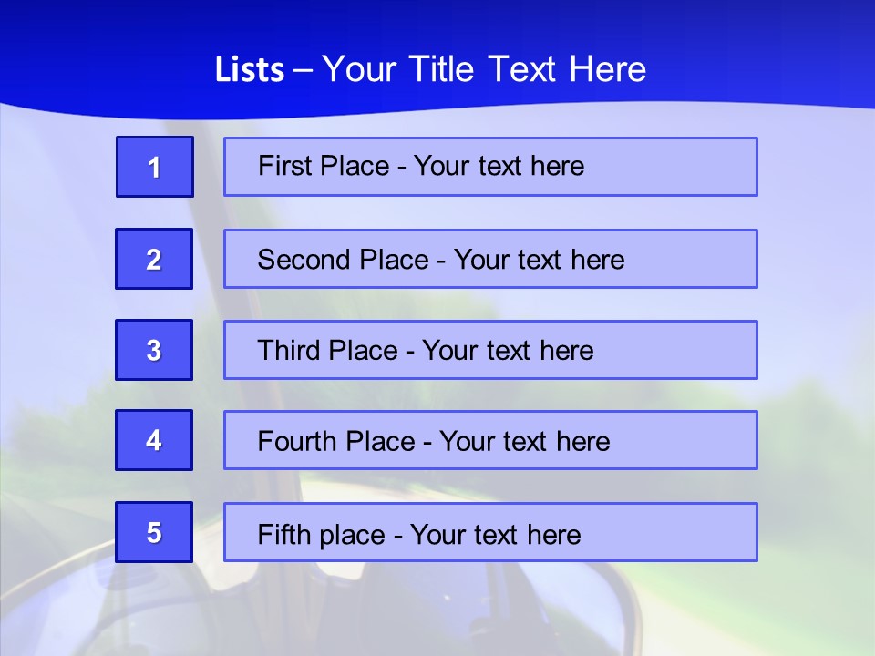 Zoom Blurred Accelerated PowerPoint Template