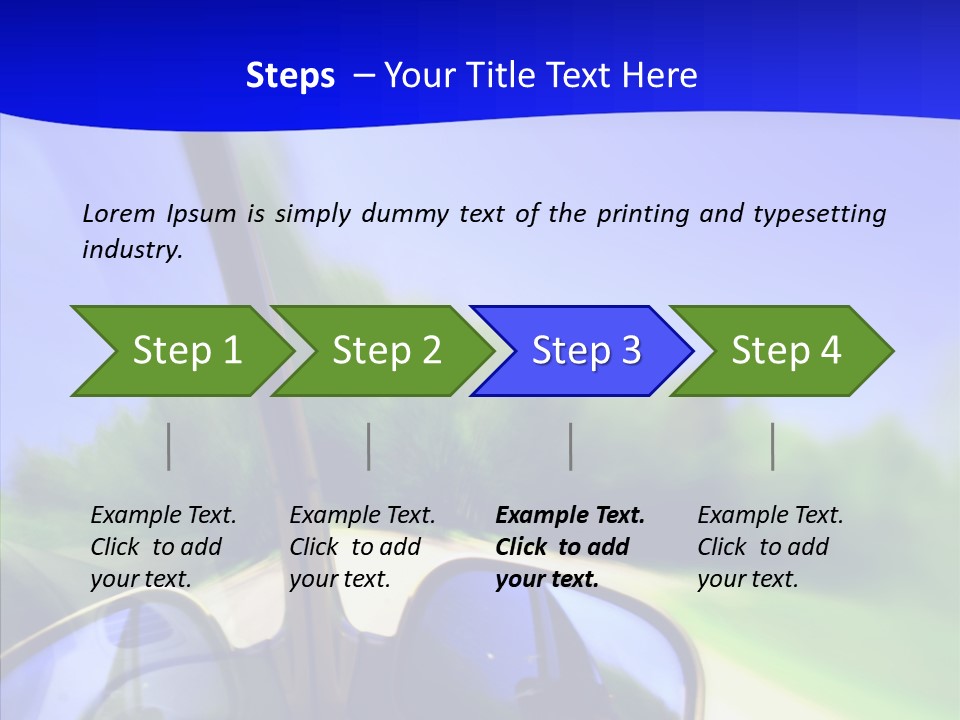 Zoom Blurred Accelerated PowerPoint Template