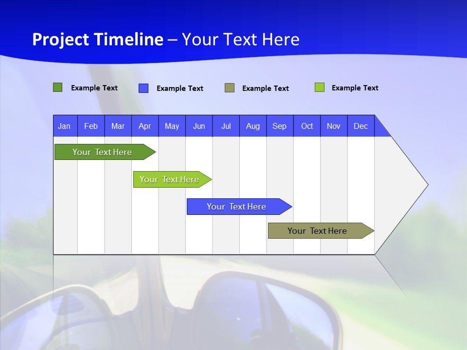 Zoom Blurred Accelerated PowerPoint Template