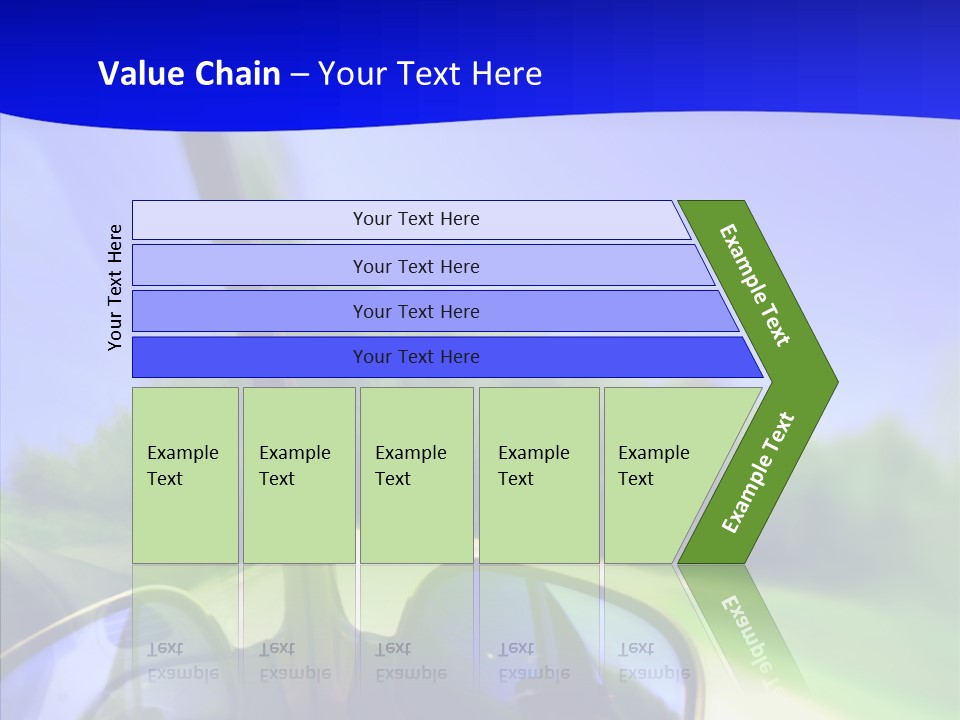 Zoom Blurred Accelerated PowerPoint Template