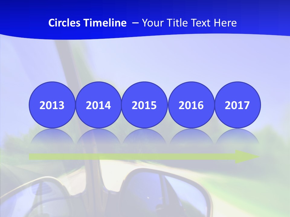 Zoom Blurred Accelerated PowerPoint Template