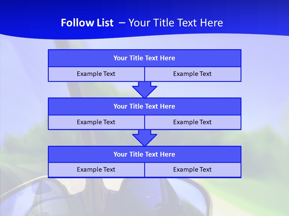 Zoom Blurred Accelerated PowerPoint Template