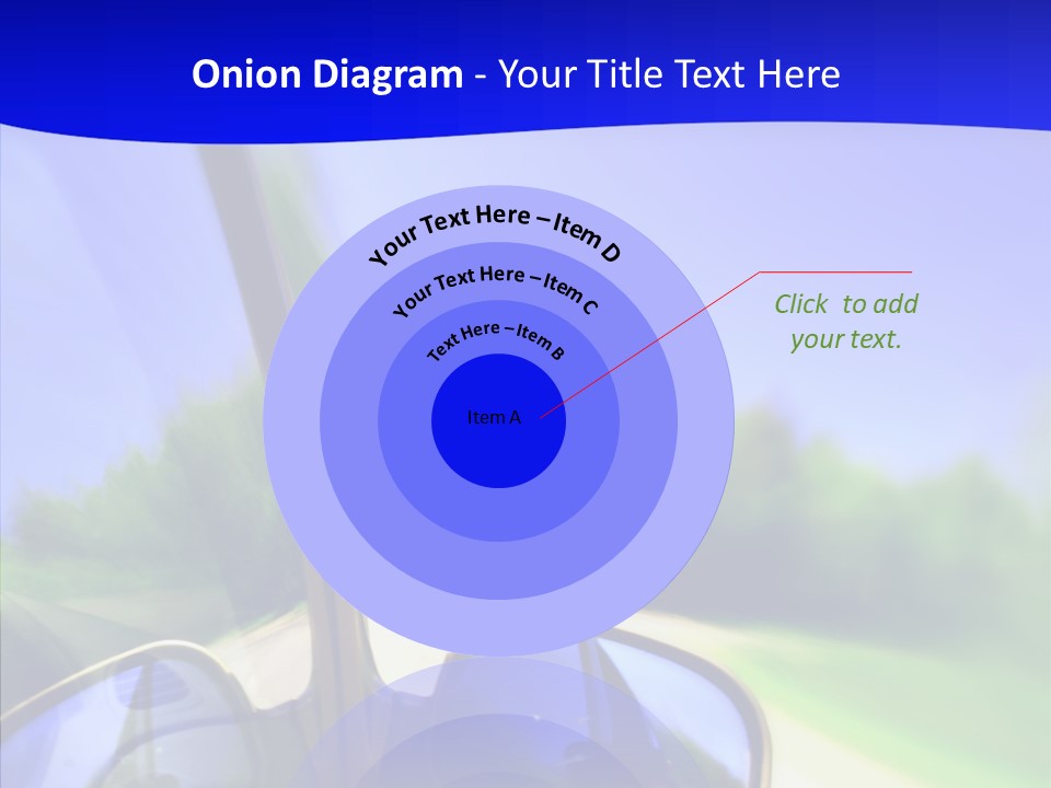 Zoom Blurred Accelerated PowerPoint Template