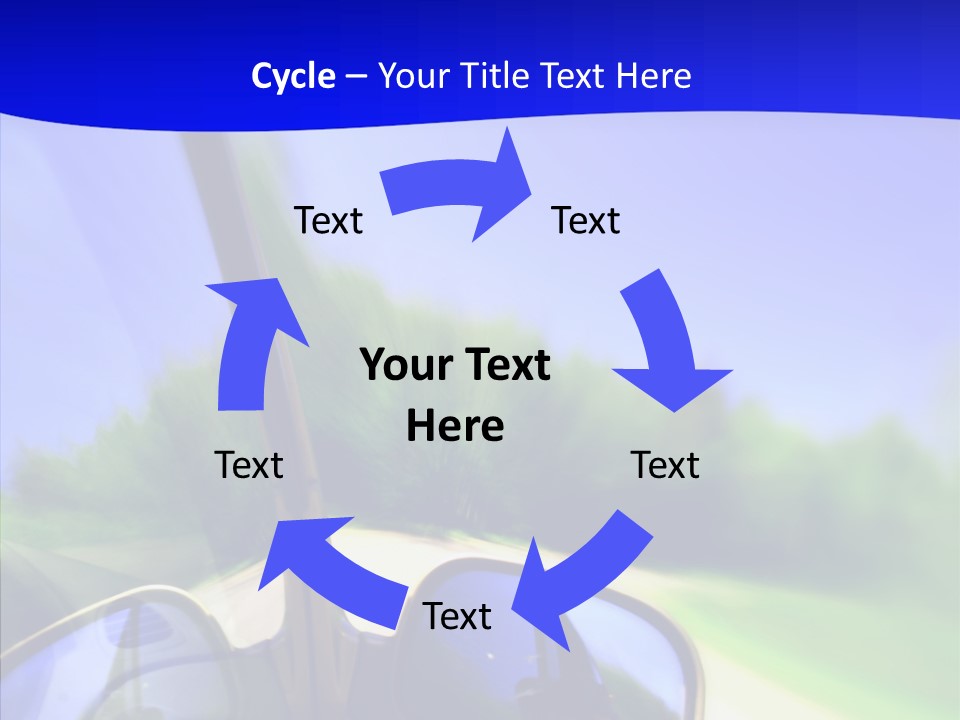 Zoom Blurred Accelerated PowerPoint Template