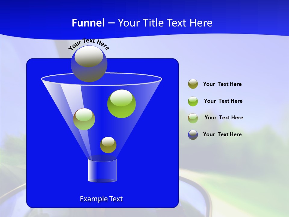 Zoom Blurred Accelerated PowerPoint Template