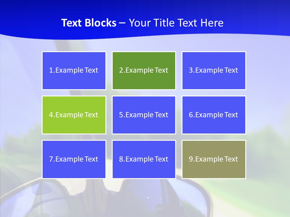 Zoom Blurred Accelerated PowerPoint Template