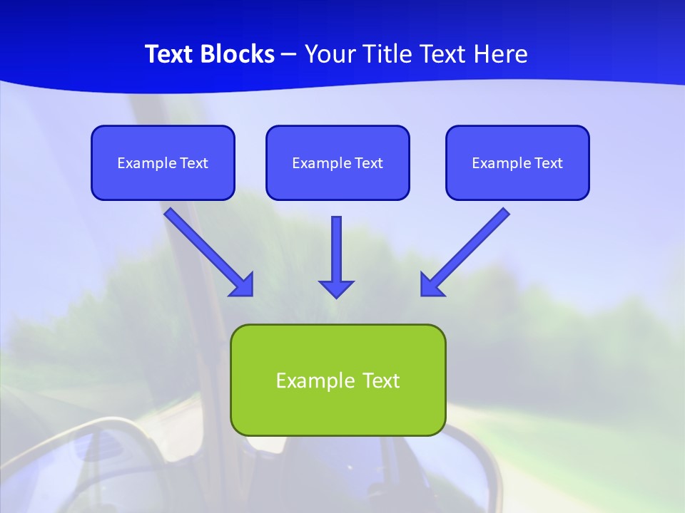 Zoom Blurred Accelerated PowerPoint Template