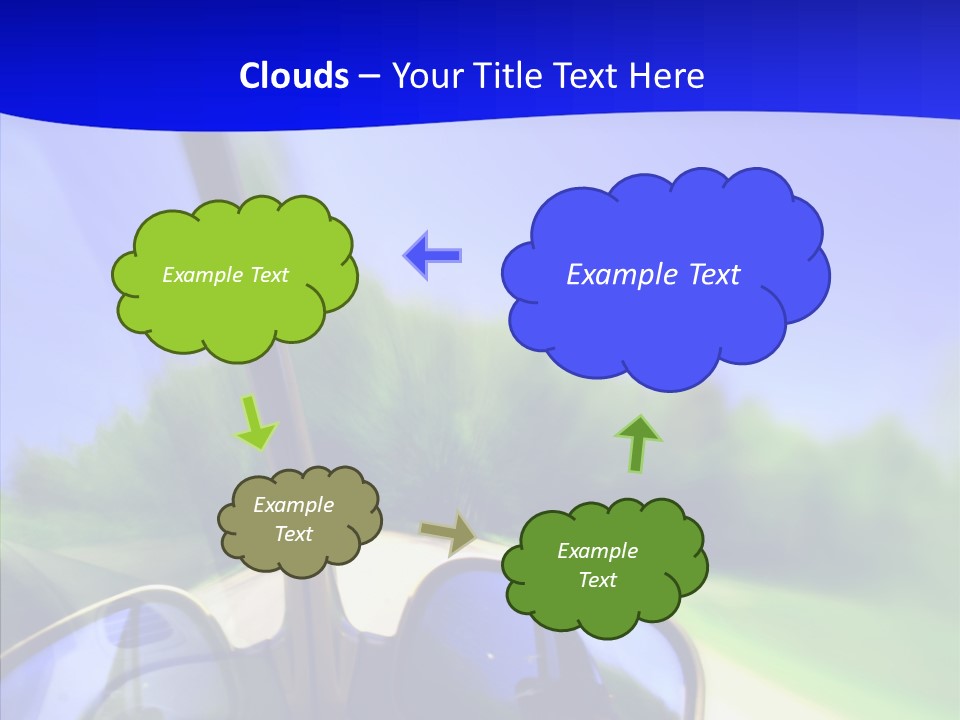 Zoom Blurred Accelerated PowerPoint Template