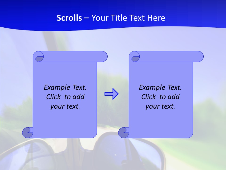 Zoom Blurred Accelerated PowerPoint Template