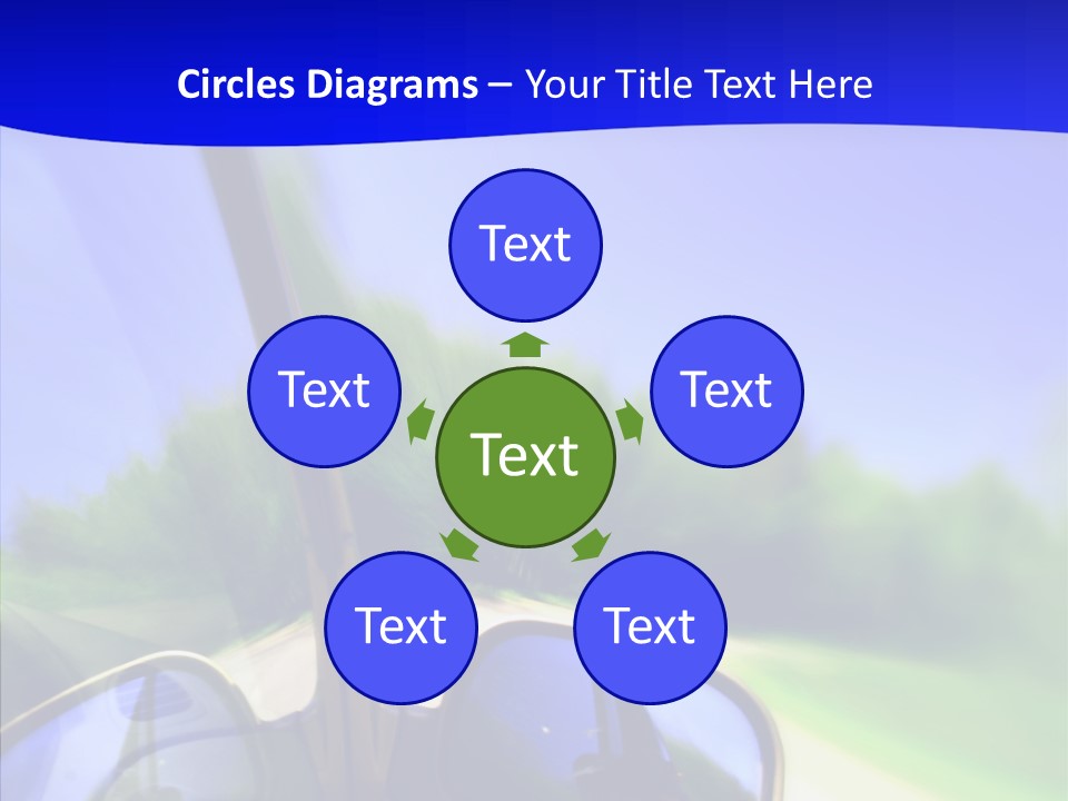 Zoom Blurred Accelerated PowerPoint Template