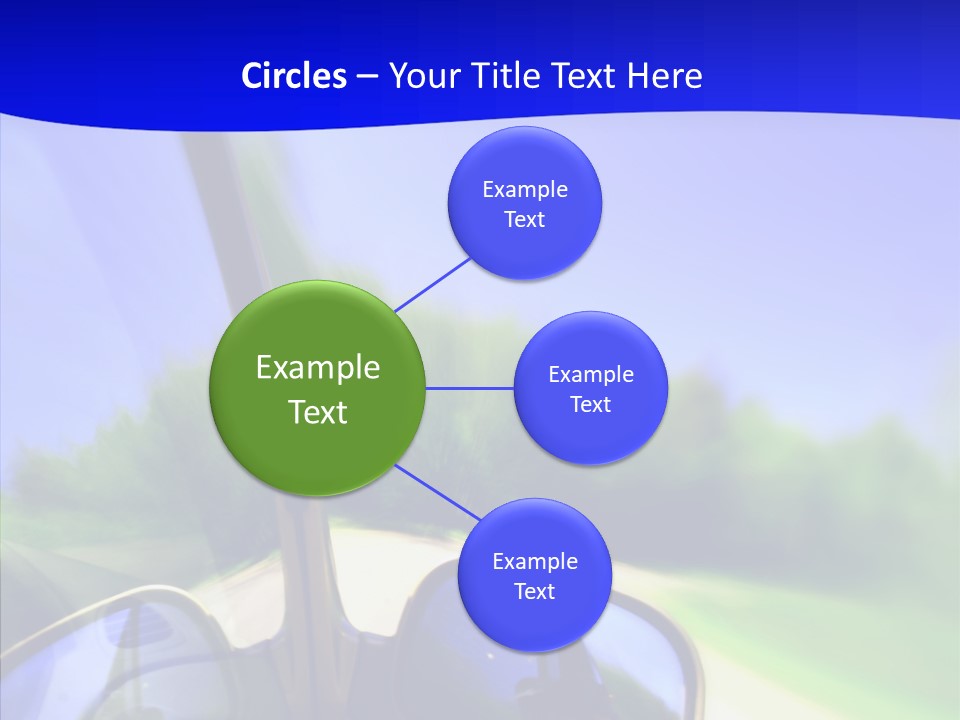 Zoom Blurred Accelerated PowerPoint Template