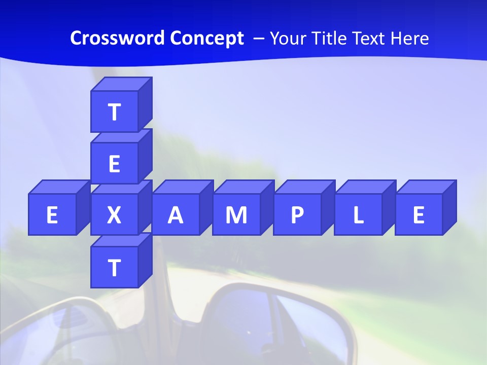 Zoom Blurred Accelerated PowerPoint Template