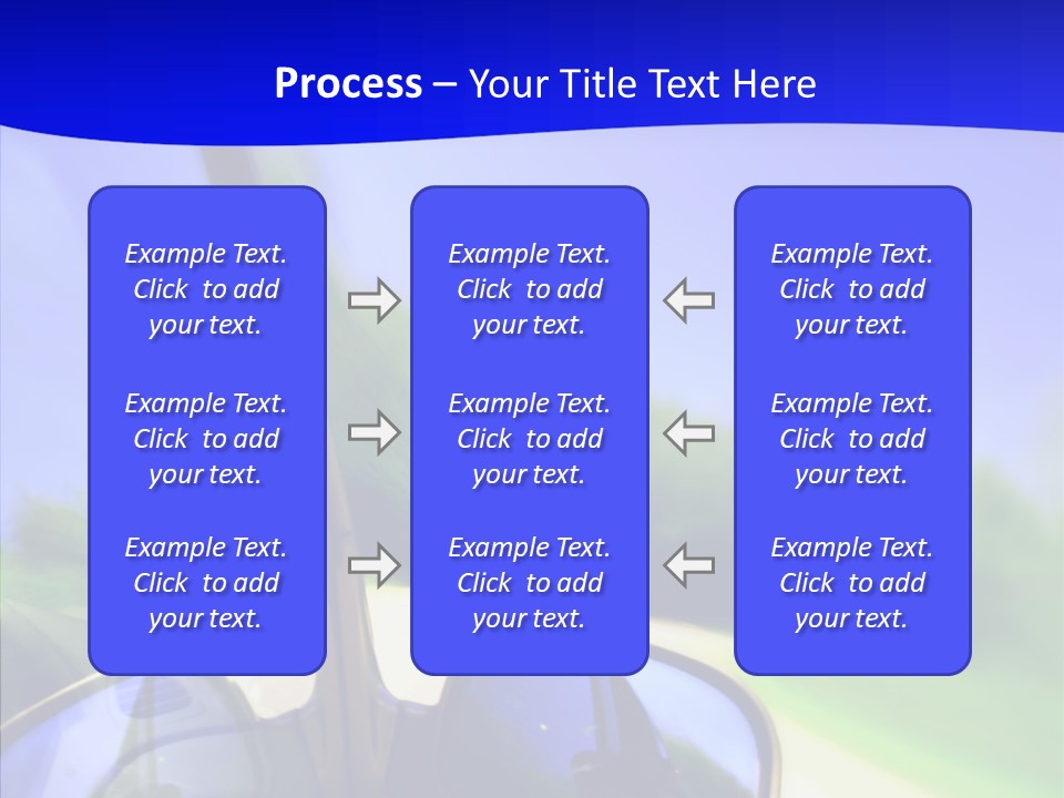Zoom Blurred Accelerated PowerPoint Template