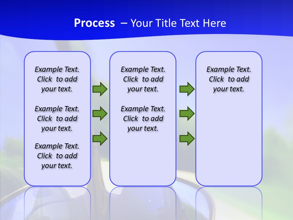 Zoom Blurred Accelerated PowerPoint Template
