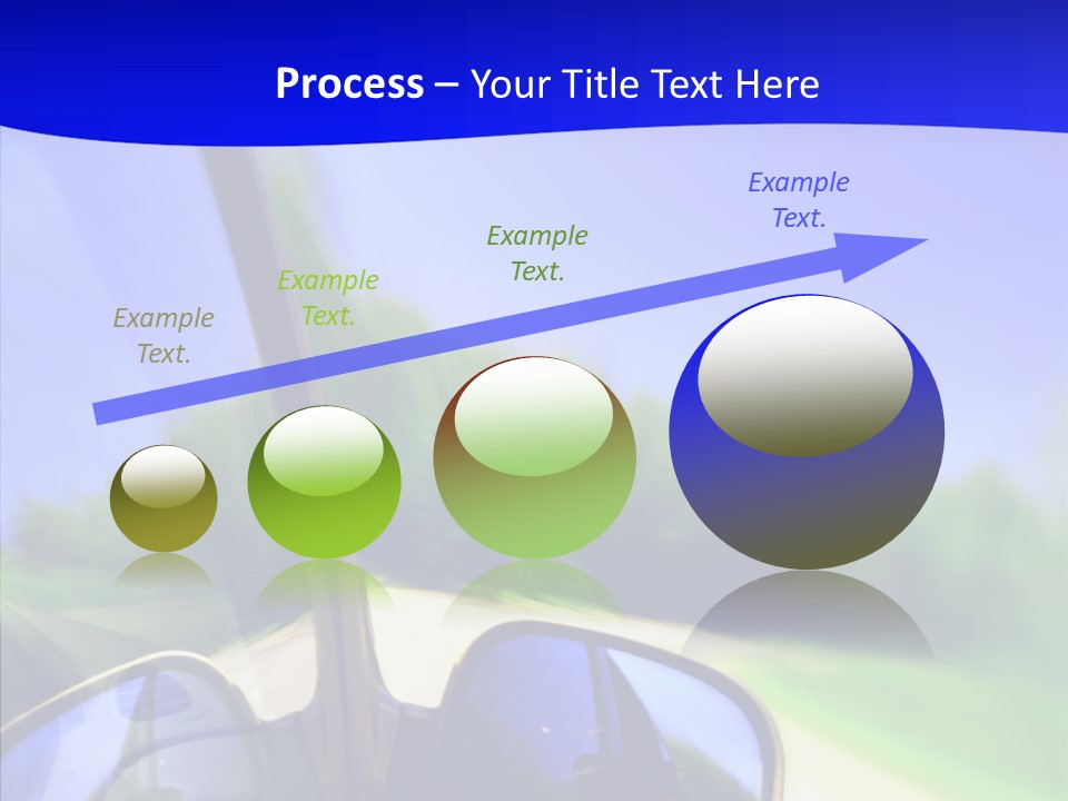 Zoom Blurred Accelerated PowerPoint Template