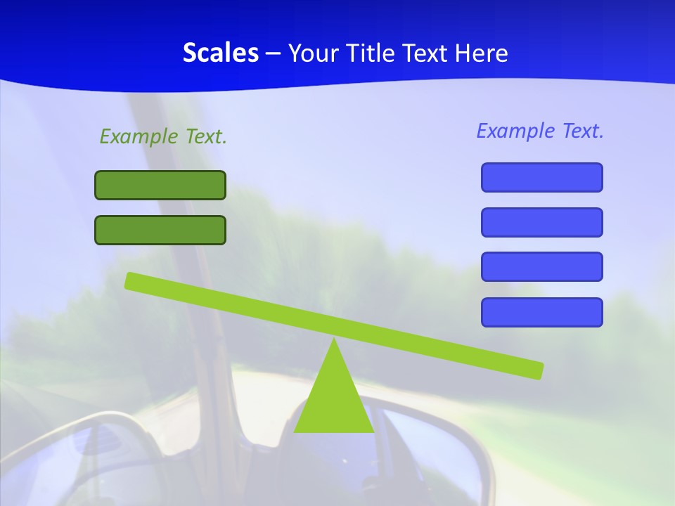 Zoom Blurred Accelerated PowerPoint Template